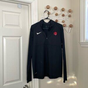 Nike Raptors NBA Dri Fit Pullover Shirt Black